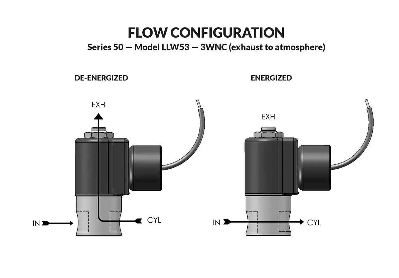 Series 50 LLW Model LLW53 flow diagram