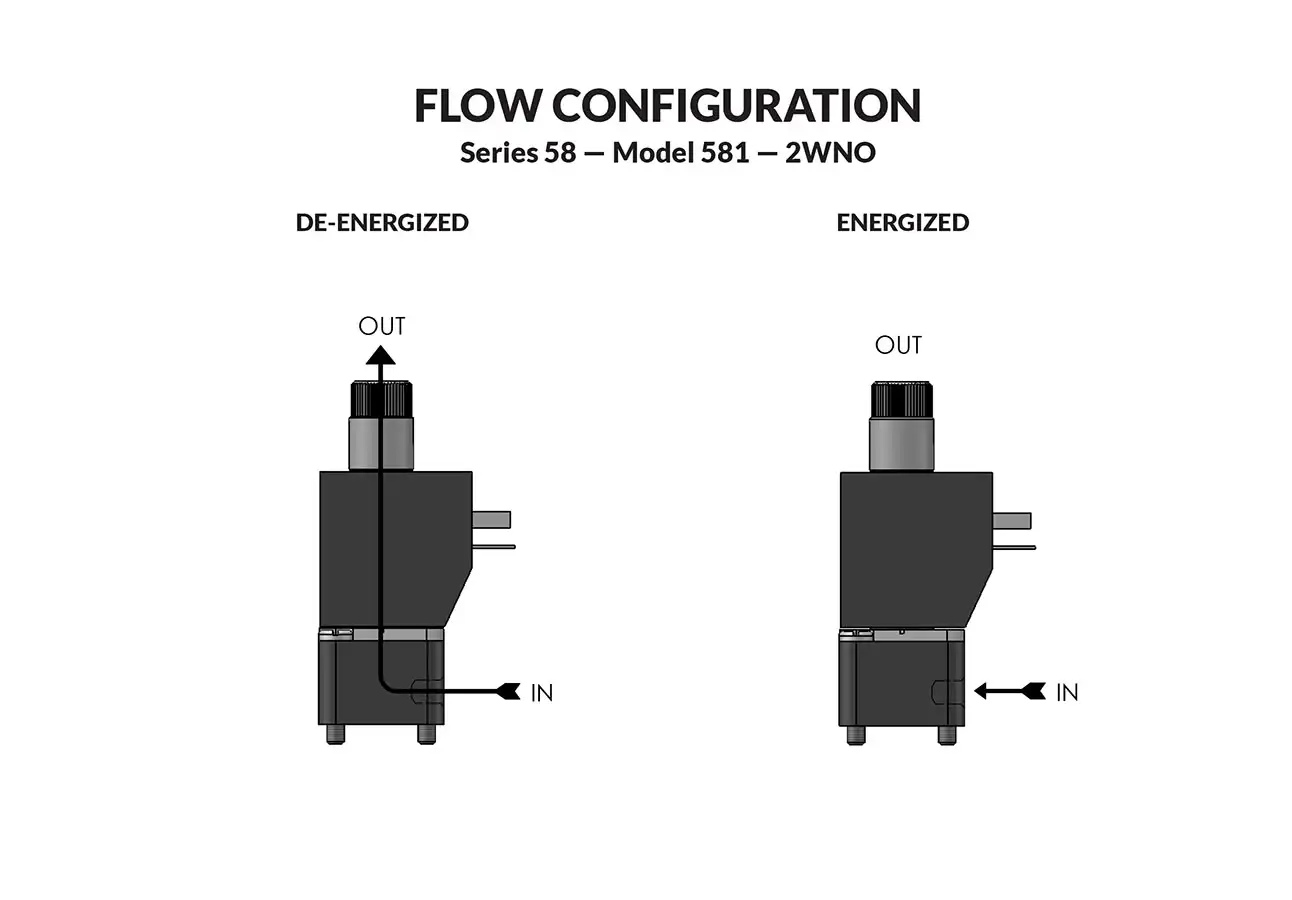 Series 58 Model 581 flow diagram