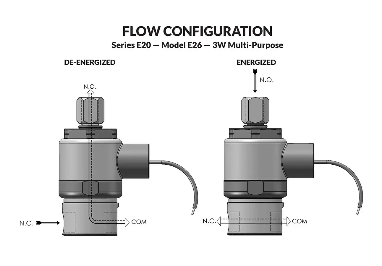 Series 20 Model E26 flow diagram