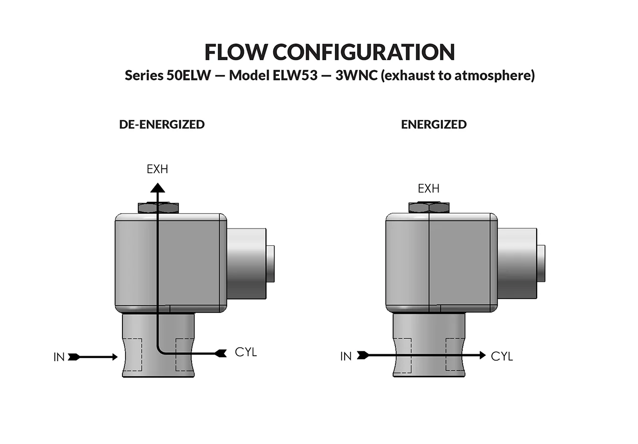 Series 50 ELW Model ELW53 flow diagram