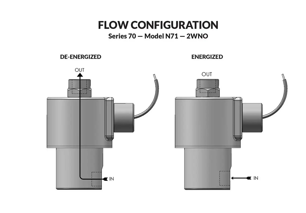 Series 70 Model N71 flow diagram