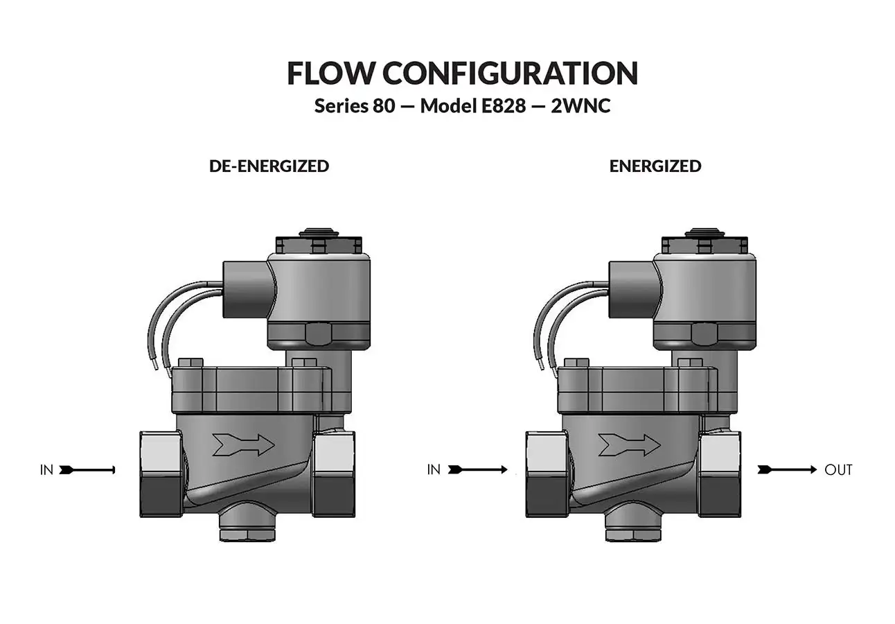 Series 80 Model E828/OE22Z flow diagram