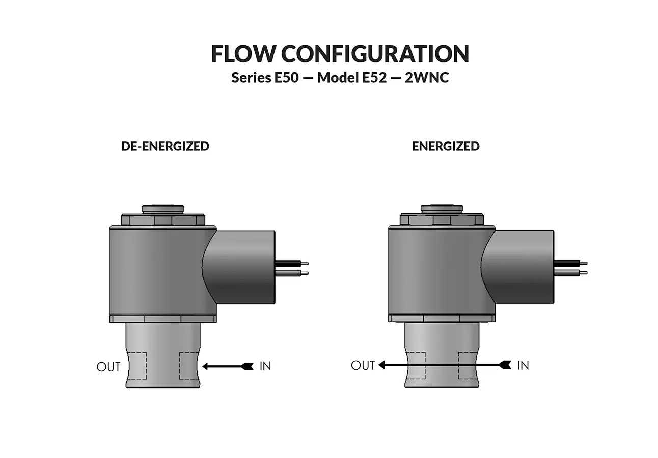 Series E50 Model E52 flow diagram