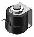 Technical drawing — MODEL 22 2WNC MOLDED COIL WITH YOKE