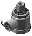 Technical drawing — MODEL 23 3WNC 1/8-27 NPT PIPED EXHAUST EXPLOSION PROOF