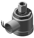 Technical drawing — MODEL 23 3WNC 1/4-18 NPT PIPED EXHAUST EXPLOSION PROOF