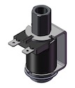 Technical drawing — MODEL 51 1/8-27 2WNO SPADE COIL WITH YOKE