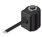 Technical drawing — MODEL 52 1/8-27 2WNC GROMMET WITH LEADS