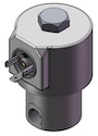 Technical drawing — MODEL 72 2WNC DIN STYLE COIL