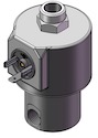Technical drawing — MODEL 73 1/4-18 NPT 3WNC DIN PIPED EXHAUST