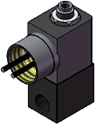 Technical drawing — 3W EXHAUST TO ATMOSPHERE CONDUIT CONNECTION