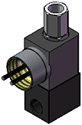 Technical drawing — 3W PIPED EXHAUST CONDUIT CONNECTION