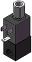 Technical drawing — 3W DIRECTIONAL CONTROL DIN STYLE