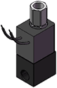 Technical drawing — 3W DIRECTIONAL CONTROL MOLDED LEADS