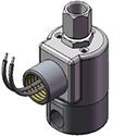Technical drawing — MODEL 21 1 4 NPT CONDUIT