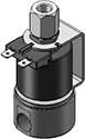 Technical drawing — MODEL 21 1 4 NPT YOKE SPADES