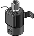 Technical drawing — MODEL 21 GROM BRKT 1 4 NPT