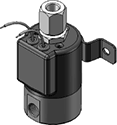Technical drawing — MODEL 21 GROM BRKT 1 8 NPT