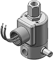 Technical drawing — MODEL 21 MANUAL OVERRIDE CONDUIT