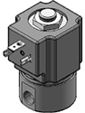 Technical drawing — MODEL 22 1/8-27 NPT 2WNC DIN STYLE COIL