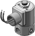 Technical drawing — MODEL 22 METERING 2WNC CONDUIT COIL CONNECTION
