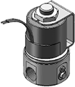 Technical drawing — MODEL 22 METERING 2WNC YOKE WITH LEADS