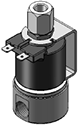Technical drawing — MODEL 23 1/4-18 NPT 3WNC PIPED EXHAUST YOKE WITH SPADES