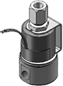 Technical drawing — MODEL 23 1/8-27 NPT 3WNC PIPED EXHAUST YOKE WITH LEADS
