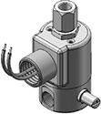 Technical drawing — MODEL 23 MANUAL OVERRIDE 3WNC PIPED EXHAUST CONDUIT COIL CONNECTION