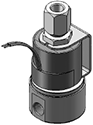 Technical drawing — MODEL 25 1/8-27 NPT 3-WAY DIRECTIONAL CONTROL YOKE WITH LEADS