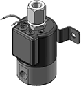 Technical drawing — MODEL 25 1/8-27 NPT 3-WAY DIRECTIONAL CONTROL GROMMET/BRACKET WITH LEADS