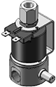 Technical drawing — MODEL 24 MANUAL OVERRIDE 3-WAY DIRECTIONAL CONTROL YOKE WITH SPADE TERMINALS