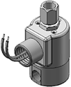 Technical drawing — MODEL 26 1/4-18 NPT 3W MULTI-PURPOSE CONDUIT CONNECTION