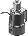Technical drawing — MODEL 26 1/4-18 NPT 3-WAY MULTI-PURPOSE YOKE WITH LEADS