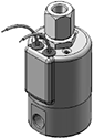 Technical drawing — MODEL 26 1/8-27 NPT 3W MULTI-PURPOSE GROMMET WITH LEADS