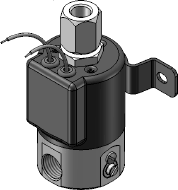 Technical drawing — MODEL 26 METERING 3-WAY MULTI-PURPOSE GROMMET/BRACKET HOUSING WITH LEADS