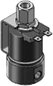 Technical drawing — 2WNO HIGH PRESSURE 1/8 NPT YOKE & SPADES COIL