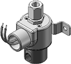 Technical drawing — MODEL 31 1/8-27 NPT 2WNO CONDUIT/BRACKET CONNECTION