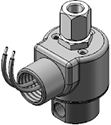 Technical drawing — MODEL 33 3WNC PIPED EXHAUST CONDUIT CONNECTION
