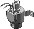 Model 36 1/8-27 NPT 3-Way Multi-Purpose Grommet/Bracket with Leads