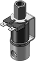 Technical drawing — MODEL 51 YOKE SPADES 1 8 NPT