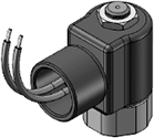 Technical drawing — MODEL 52 STUD MOUNT BODY 2WNC CONDUIT CONNECTION