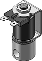 Technical drawing — MODEL 52 2WNC YOKE WITH SPADE TERMINALS