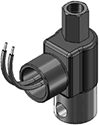 Technical drawing — MODEL 55 3W DIRECTIONAL CONTROL CONDUIT CONNECTION