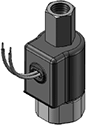 Technical drawing — MODEL 56 STUD MOUNT BODY 3W MULTI-PURPOSE GROMMET WITH LEADS
