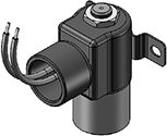 Technical drawing — BODY OPTION "E" 2WNC CONDUIT/BRACKET CONNECTION