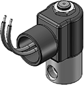 Technical drawing — METERED BODY 2WNC CONDUIT CONNECTION