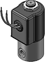 Technical drawing — 10-32 PORTS GROMMET WITH LEADS