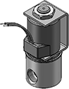 Technical drawing — 2WNC YOKE WITH LEADS