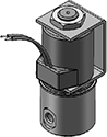 Technical drawing — 10-32 PORTS 2WNC YOKE WITH LEADS